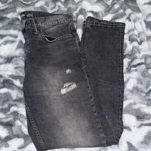 Old Navy Men's Relaxed Gray Jeans